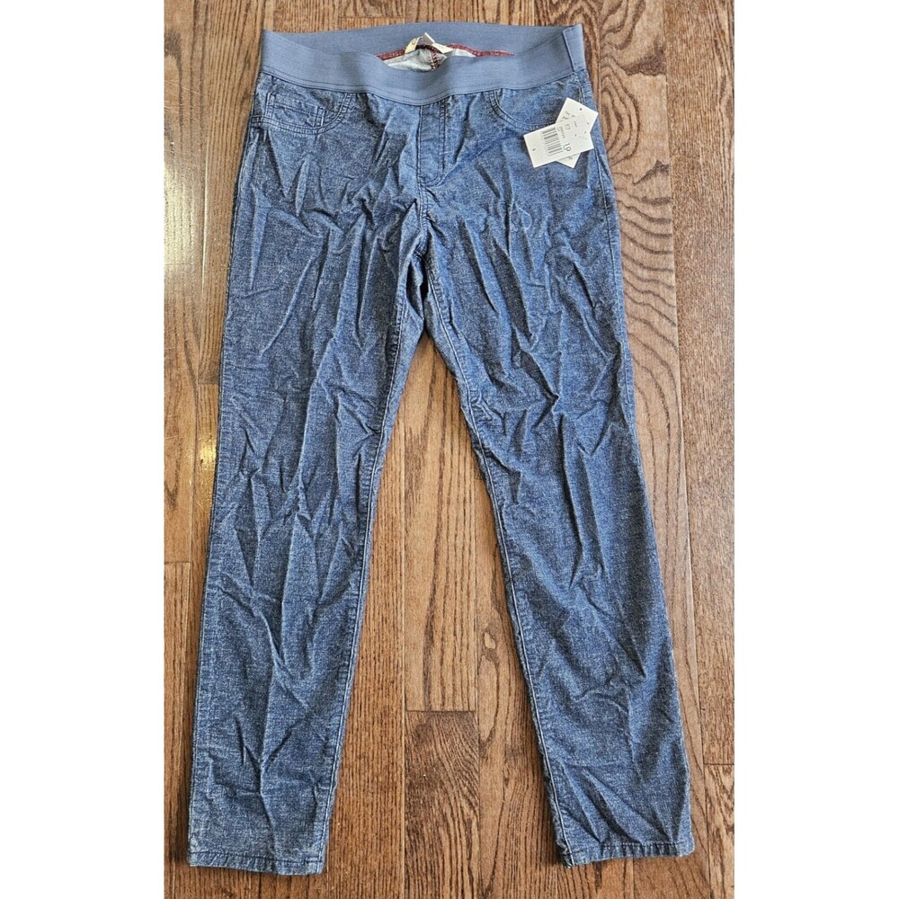 Cabi 475 Cotton Pants Womens Size 10 Blue Corduroy feel  Stretch NWT